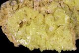 Sulfur Crystal Cluster on Matrix - Nevada #69156-2